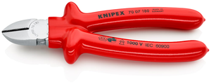 PINCE COUPANTE DIAGONALE ISOLEE KNIPEX 70 07 180